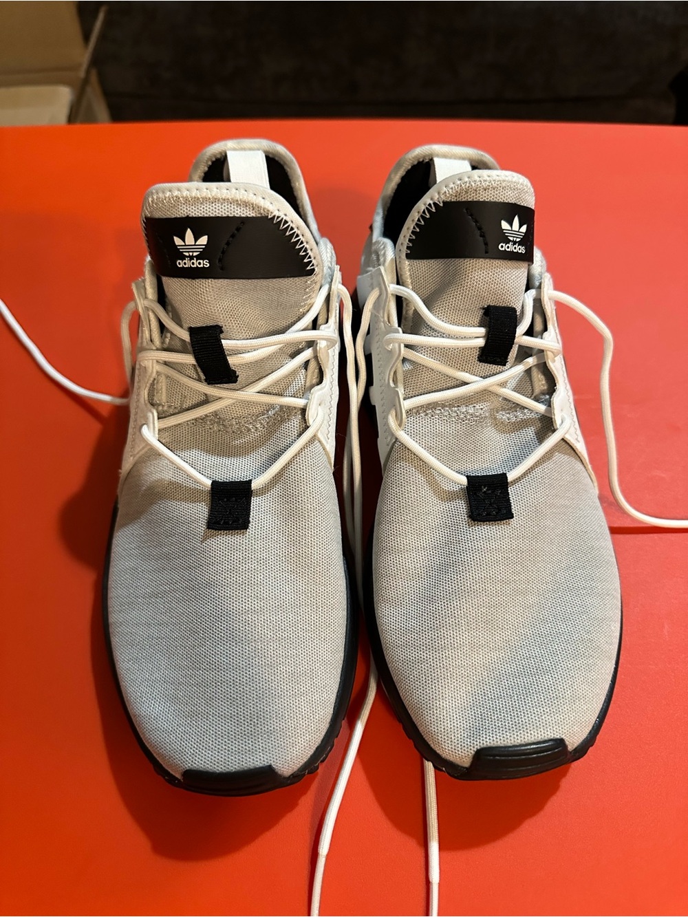 adidas Black and White Ortholite Athletic Sneakers